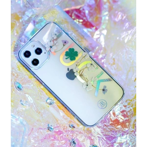 Etui Kingxbar Lucky Swarovski Apple iPhone 12 mini przezroczysty (Zodiac)