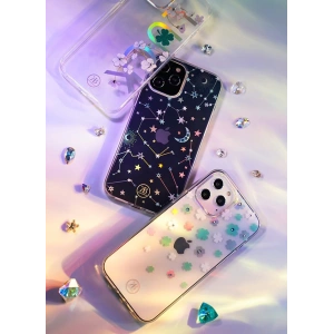 Etui Kingxbar Lucky Swarovski Apple iPhone 12 mini przezroczysty (Zodiac)