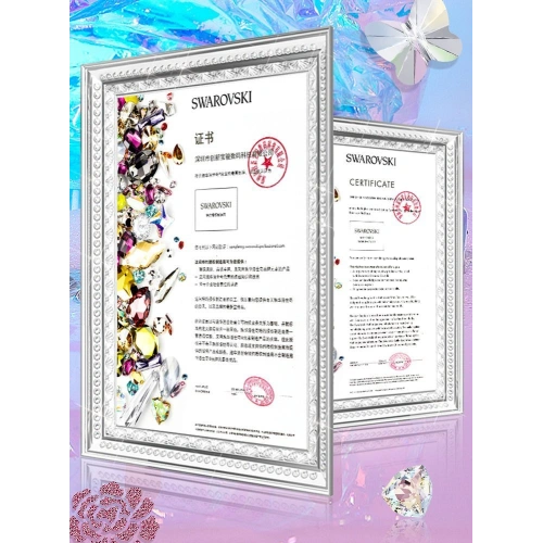 Etui Kingxbar Lucky Swarovski Apple iPhone 12 mini przezroczysty (Luck)