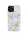 Etui Kingxbar Marble Apple iPhone 12 mini bílo-modrý