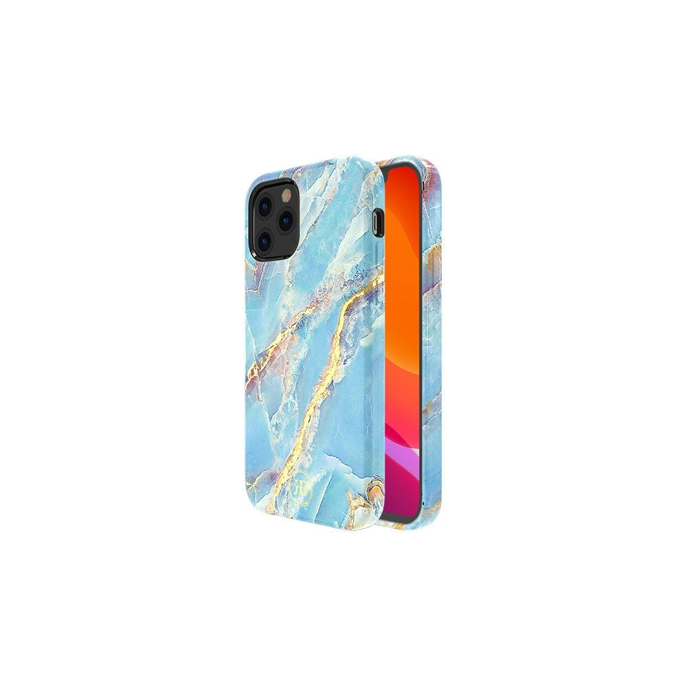 Wholesale Kingxbar Marble Apple iPhone 12 Pro Max blue - KGX264 - {ean13} - Hurt