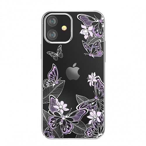 Hurtownia Kingxbar - 6959003589965 - KGX266 - Etui Kingxbar Butterfly Swarovski Apple iPhone 12 mini fioletowy - B2B homescreen