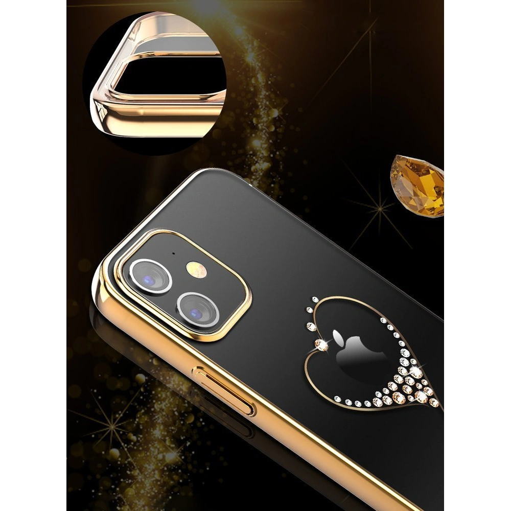 Hurtownia GSM - Etui Kingxbar Wish Swarovski Apple iPhone 12 Pro Max modrý - KGX269 - {ean13} - Hurt