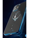 Hurtownia GSM - Etui Kingxbar Wish Swarovski Apple iPhone 12 Pro Max modrý - KGX269 - {ean13} - Hurt
