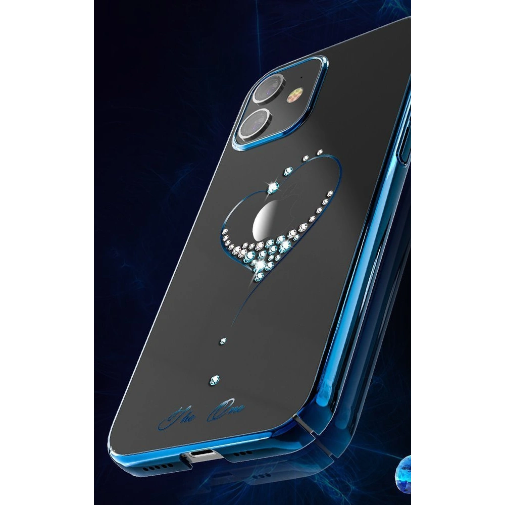 Hurtownia GSM - Etui Kingxbar Wish Swarovski Apple iPhone 12 Pro Max modrý - KGX269 - {ean13} - Hurt