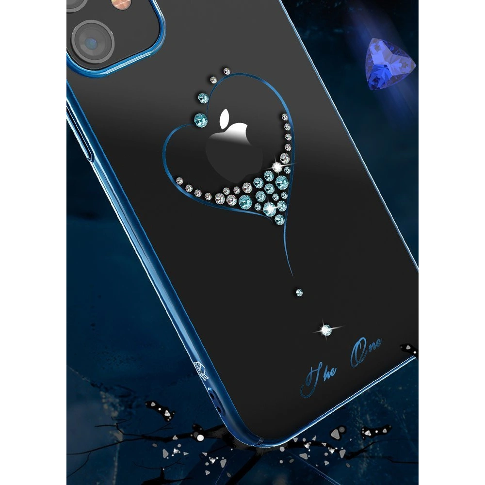 Hurtownia GSM - Etui Kingxbar Wish Swarovski Apple iPhone 12 Pro Max albastru - KGX269 - {ean13} - Hurt
