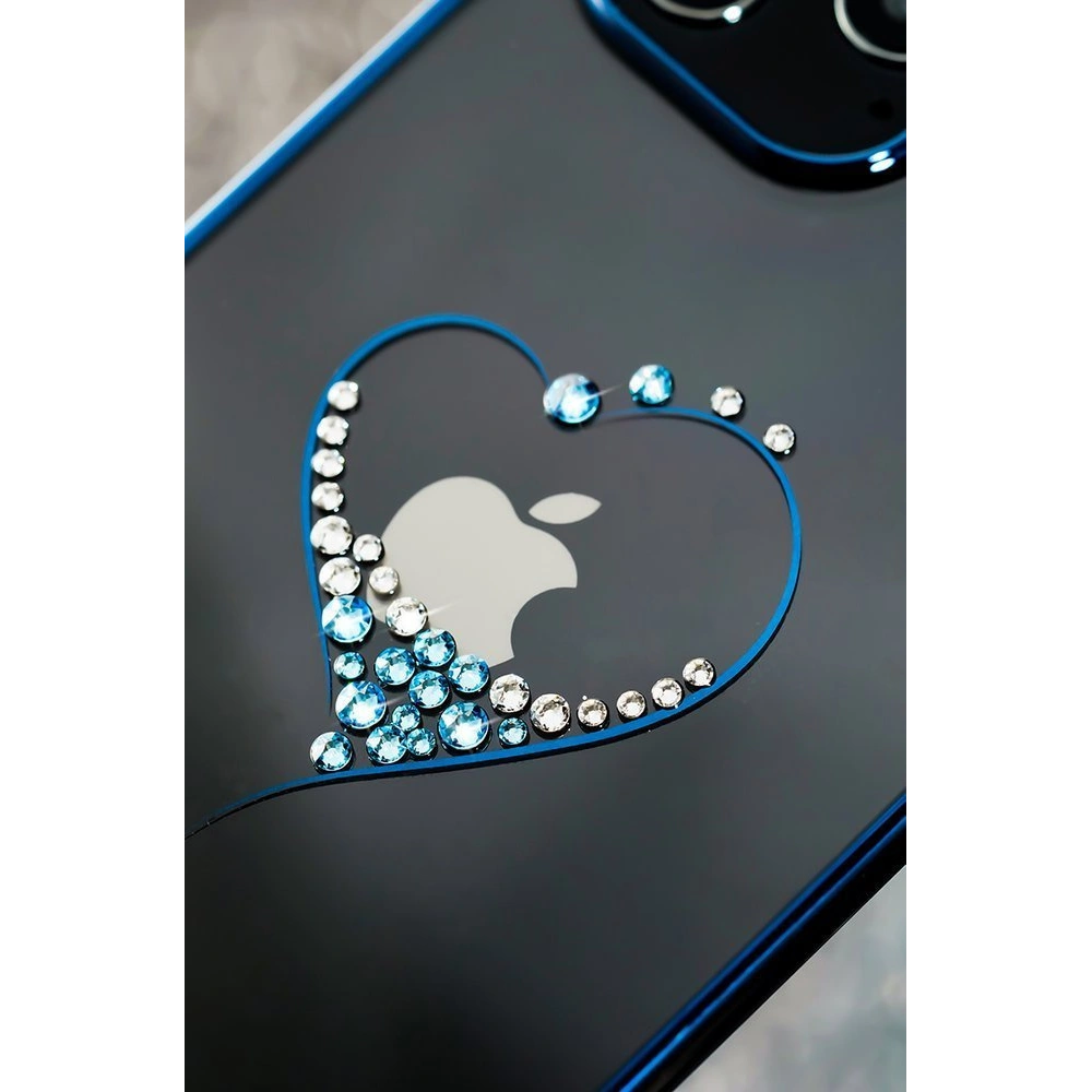 Hurtownia GSM - Etui Kingxbar Wish Swarovski Apple iPhone 12 Pro Max albastru - KGX269 - {ean13} - Hurt