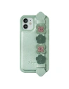 Etui Kingxbar Sweet Swarovski Apple iPhone 12 mini zelený