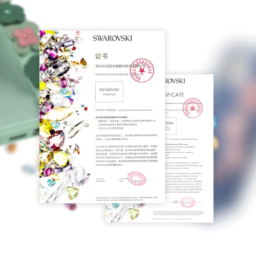 Etui Kingxbar Sweet Swarovski Apple iPhone 12 mini zielony