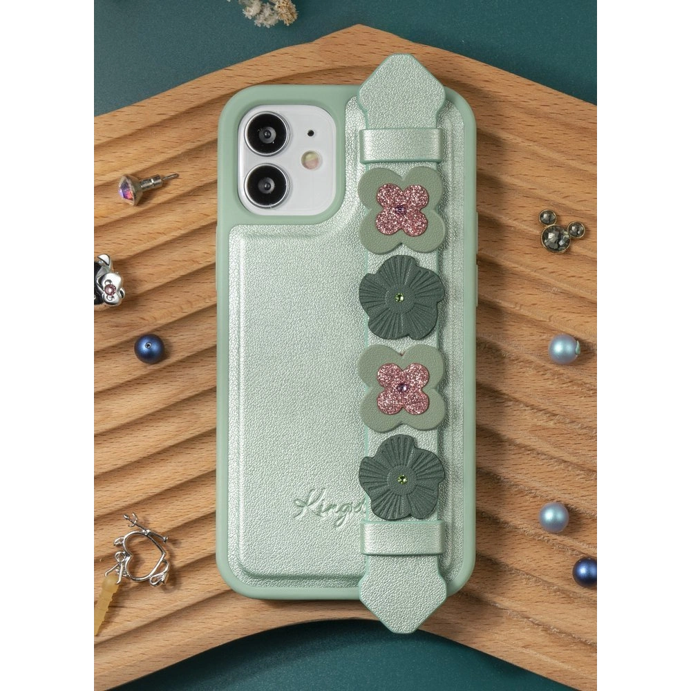 Hurtownia GSM - Case Kingxbar Sweet Swarovski Apple iPhone 12 mini grün - KGX272 - {ean13} - Hurt