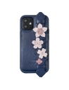 Etui Kingxbar Sweet Swarovski Apple iPhone 12 mini modrý