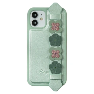 Hurtownia GSM - Etui Kingxbar Sweet Swarovski Apple iPhone 12/12 Pro zelený - KGX275 - {ean13} - Hurt