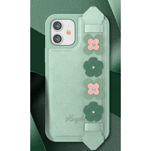 Hurtownia GSM - Etui Kingxbar Sweet Swarovski Apple iPhone 12/12 Pro zelený - KGX275 - {ean13} - Hurt