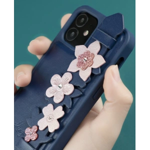 Hurtownia GSM - Etui Kingxbar Sweet Swarovski Apple iPhone 12/12 Pro modré - KGX276 - {ean13} - Hurt