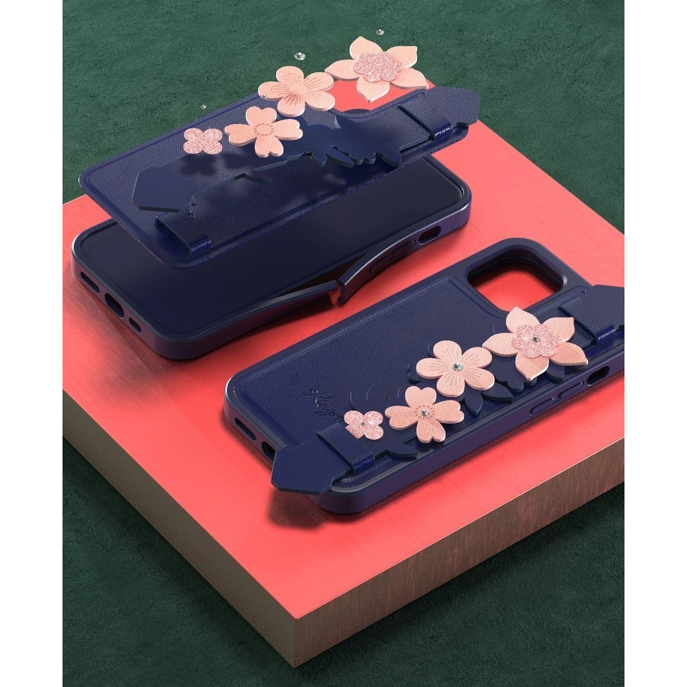 Wholesale Kingxbar Sweet Swarovski Apple iPhone 12/12 Pro blue - KGX276 - {ean13} - Hurt