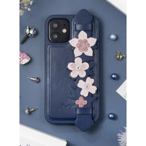Hurtownia GSM - Etui Kingxbar Sweet Swarovski Apple iPhone 12/12 Pro modré - KGX276 - {ean13} - Hurt
