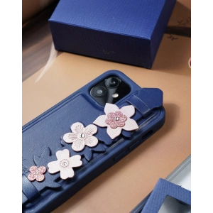 Hurtownia GSM - Etui Kingxbar Sweet Swarovski Apple iPhone 12/12 Pro modré - KGX276 - {ean13} - Hurt