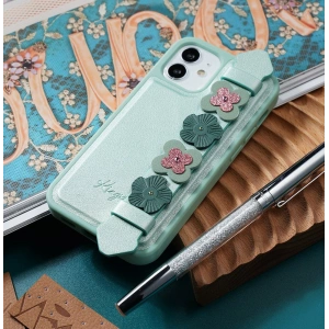 Hurtownia GSM - Etui Kingxbar Sweet Swarovski Apple iPhone 12/12 Pro modré - KGX276 - {ean13} - Hurt