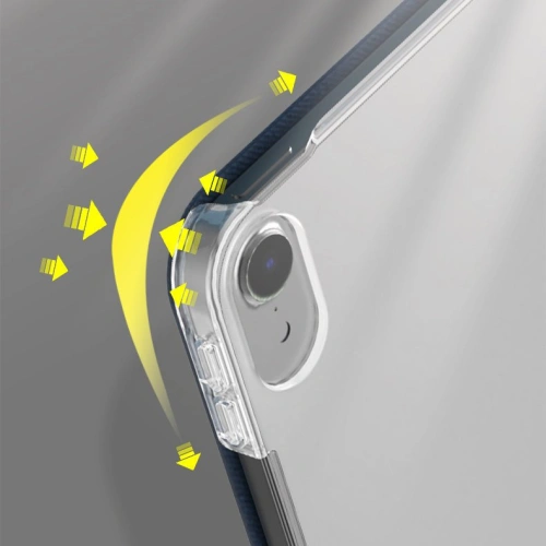 Etui Kingxbar Business Apple iPad Air 10.9 2020/2022 (4. i 5. generacji) / iPad Air 11 2024 (6. generacji) pomarańczowy