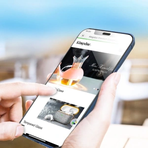 Hurtownia GSM - Sklo tvrzené Kingxbar 2.5D Tvrzené sklo Apple iPhone 12 mini černé (přátelské k pouzdru) - KGX282 - {ean13} - Hurt