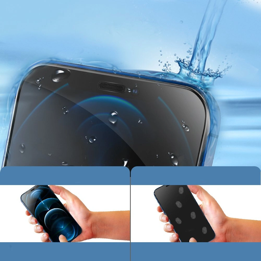 Hurtownia GSM - Gehärtetes Glas Kingxbar 2.5D Tempered Glass Apple iPhone 12 mini schwarz (case friendly) - KGX282 - {ean13} - Hurt