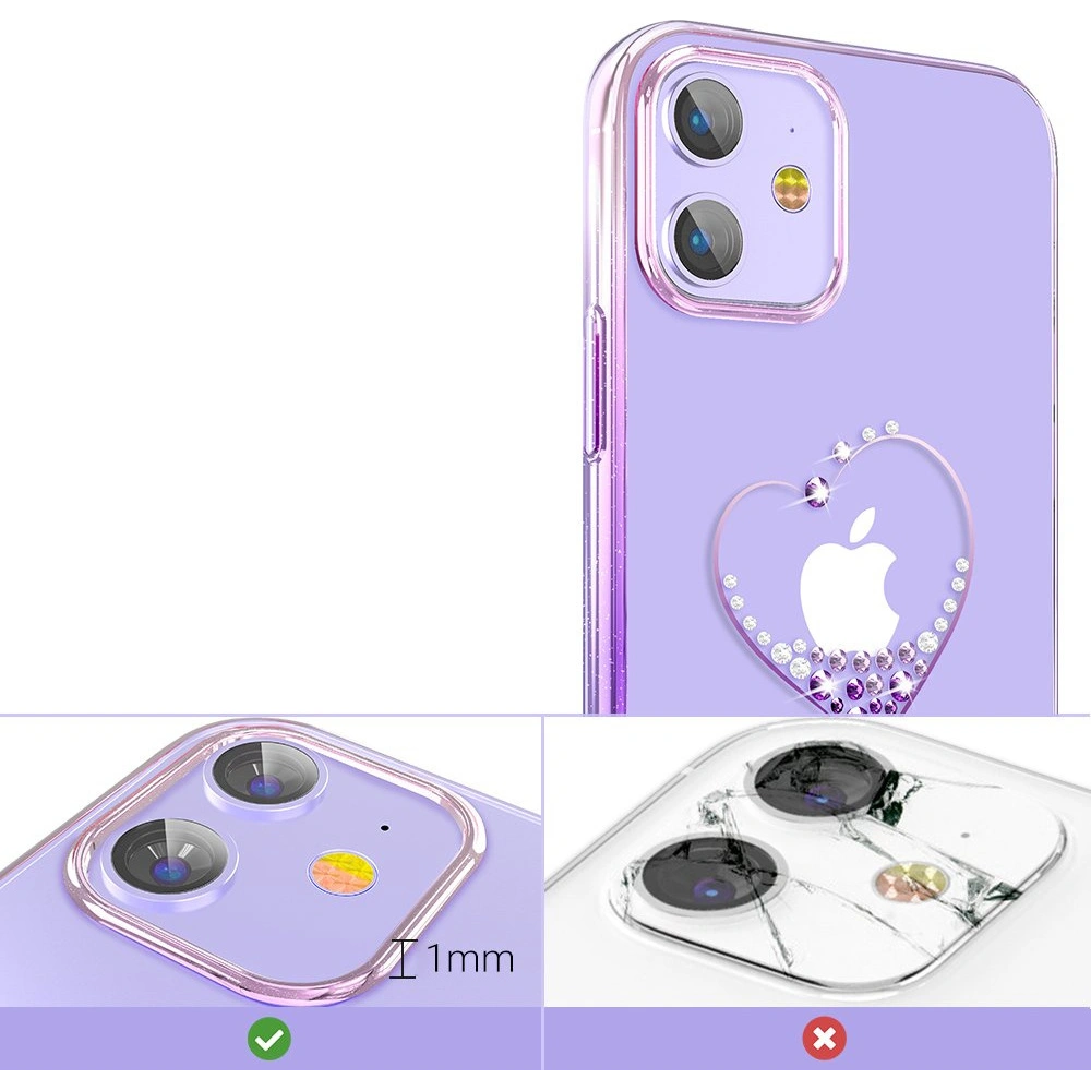 Hurtownia GSM - Etui Kingxbar Wish Swarovski Apple iPhone 12 Pro Max różowy - KGX283 - {ean13} - Hurt