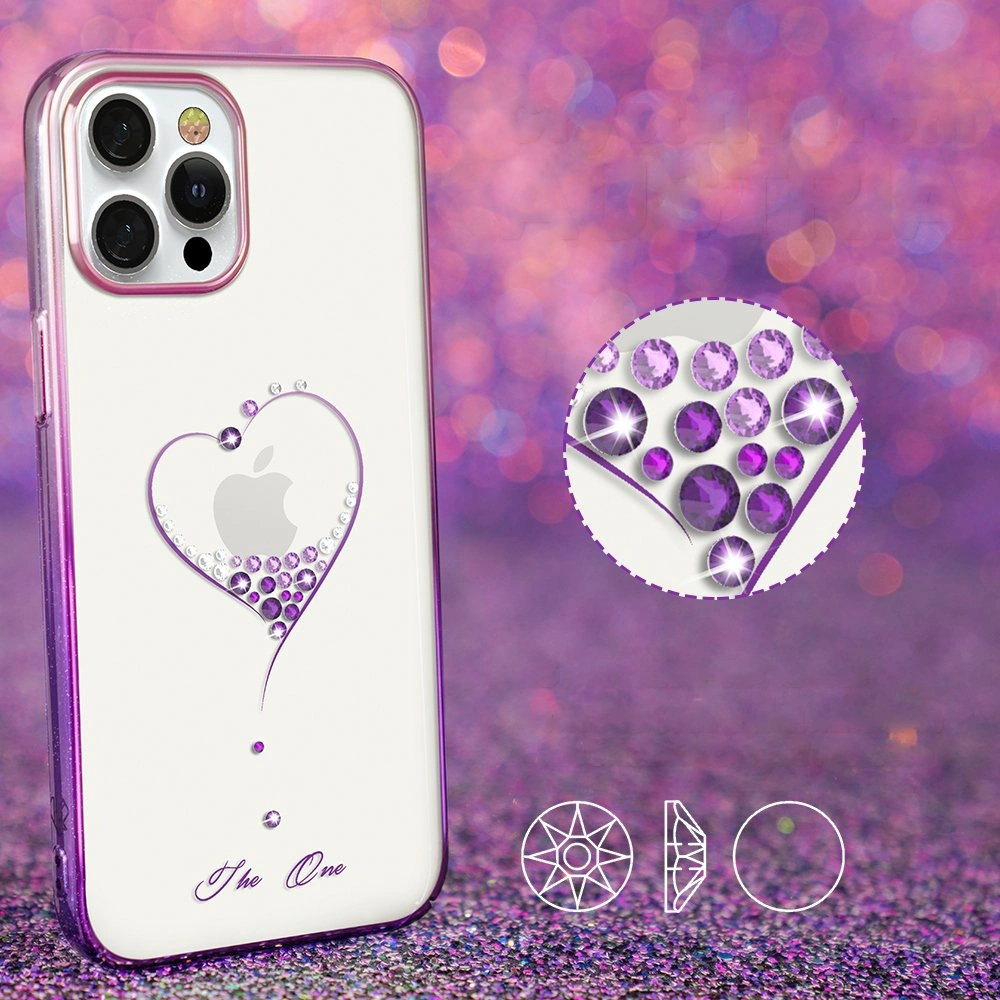 Hurtownia GSM - Etui Kingxbar Wish Swarovski Apple iPhone 12 Pro Max różowy - KGX283 - {ean13} - Hurt