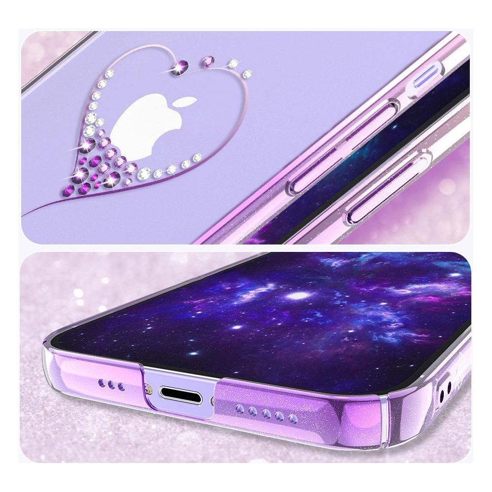 Hurtownia GSM - Etui Kingxbar Wish Swarovski Apple iPhone 12 Pro Max różowy - KGX283 - {ean13} - Hurt