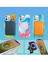 Hurtownia GSM - Etui Kingxbar Vízfesték Apple iPhone 12/12 Pro sárga-kék - KGX293 - {ean13} - Hurt