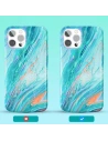 Hurtownia GSM - Case Kingxbar Watercolour Apple iPhone 12 Pro Max rosa-grün - KGX294 - {ean13} - Hurt