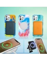 Hurtownia GSM - Case Kingxbar Watercolour Apple iPhone 12 Pro Max rosa-grün - KGX294 - {ean13} - Hurt
