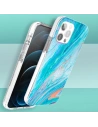 Hurtownia GSM - Case Kingxbar Watercolour Apple iPhone 12/12 Pro rosa-grün - KGX295 - {ean13} - Hurt