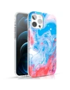 Hurtownia GSM - Etui Kingxbar Watercolour Apple iPhone 12 Pro Max rozie albastru - KGX296 - {ean13} - Hurt