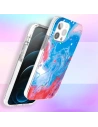 Hurtownia GSM - Etui Kingxbar Akvarelový Apple iPhone 12 Pro Max modro-růžový - KGX296 - {ean13} - Hurt