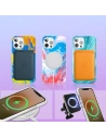 Hurtownia GSM - Etui Kingxbar Akvarelový Apple iPhone 12 Pro Max modro-růžový - KGX296 - {ean13} - Hurt