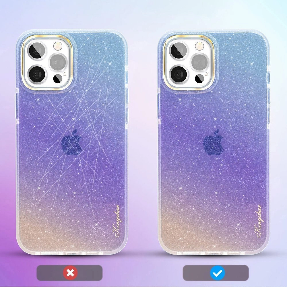 Hurtownia GSM - Etui Kingxbar Ombre Apple iPhone 12 Pro Max modro-fialové - KGX298 - {ean13} - Hurt