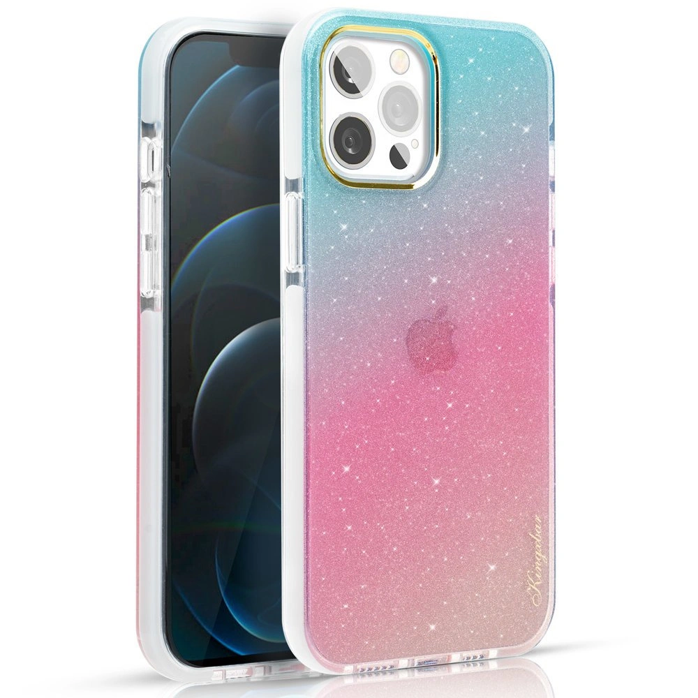 Hurtownia GSM - Etui Kingxbar Ombre Apple iPhone 12 Pro Max kék-rózsaszín - KGX300 - {ean13} - Hurt