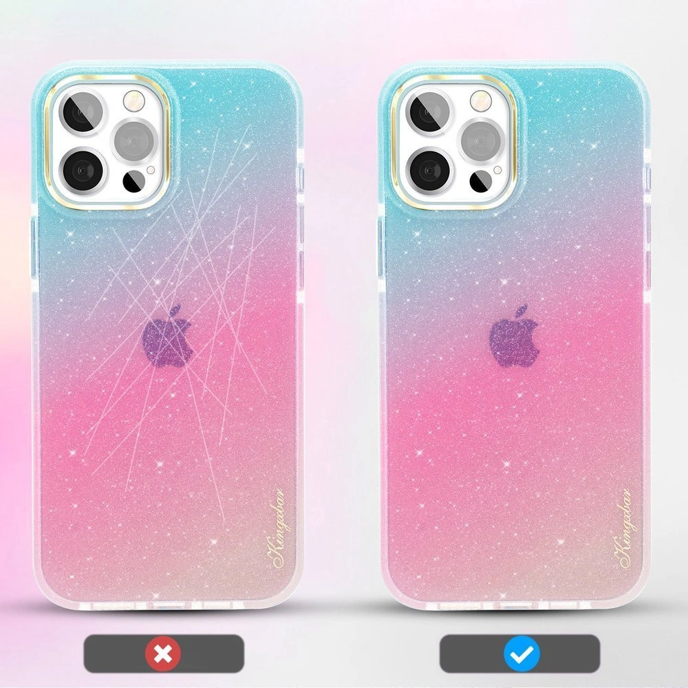 Hurtownia GSM - Etui Kingxbar Ombre Apple iPhone 12 Pro Max kék-rózsaszín - KGX300 - {ean13} - Hurt