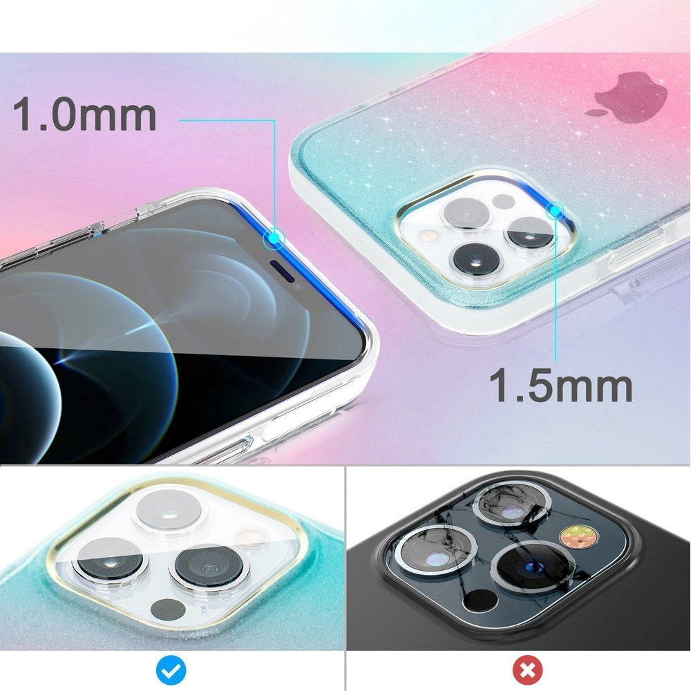 Hurtownia GSM - Etui Kingxbar Ombre Apple iPhone 12 Pro Max niebieskoróżowy - KGX300 - {ean13} - Hurt