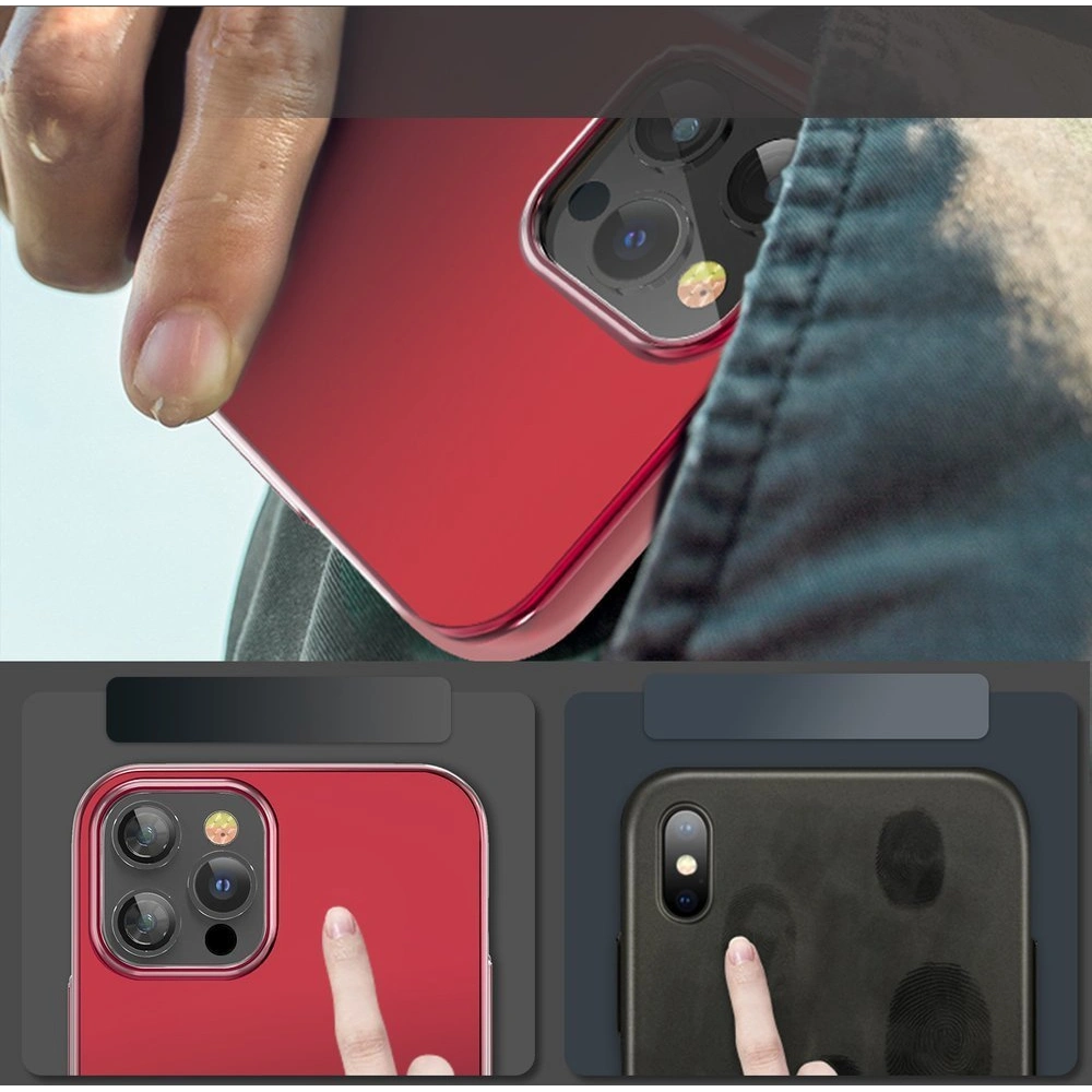 Hurtownia GSM - Case Kingxbar Aurora Apple iPhone 12 Pro Max schwarz-rot - KGX303 - {ean13} - Hurt
