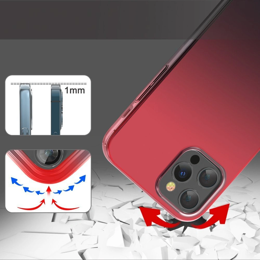Wholesale Kingxbar Aurora Apple iPhone 12 Pro Max black-red - KGX303 - {ean13} - Hurt