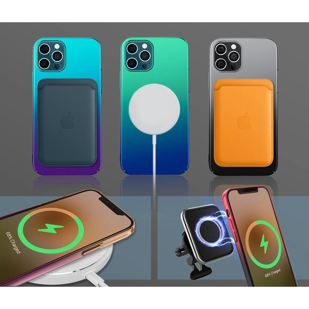 Hurtownia GSM - Etui Kingxbar Aurora Apple iPhone 12 Pro Max negru-roșu - KGX303 - {ean13} - Hurt