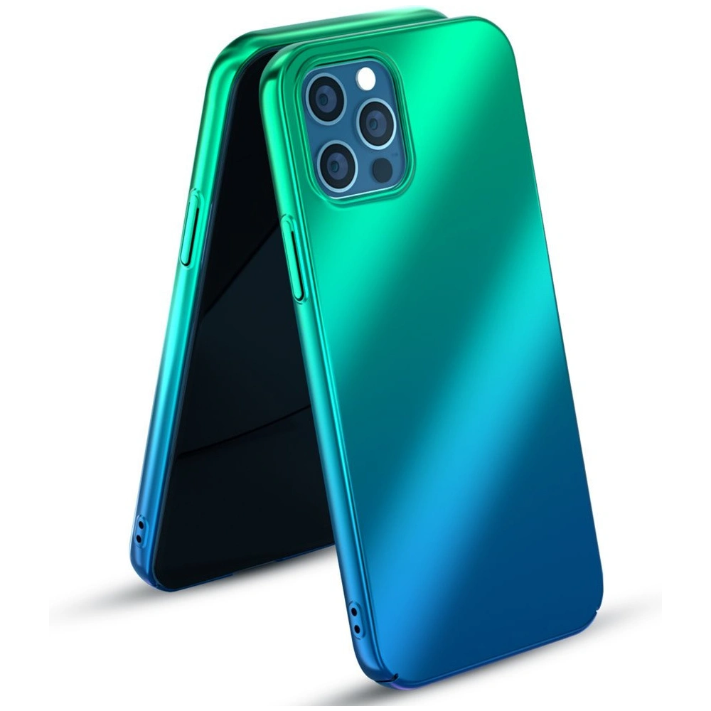 Hurtownia GSM - Etui Kingxbar Aurora Apple iPhone 12 Pro Max albastru-verde - KGX304 - {ean13} - Hurt