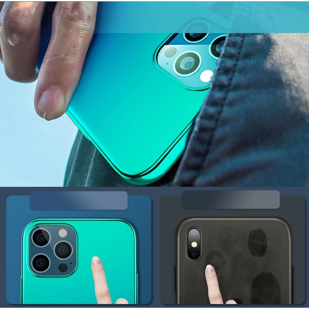 Hurtownia GSM - Etui Kingxbar Aurora Apple iPhone 12 Pro Max kék-zöld - KGX304 - {ean13} - Hurt