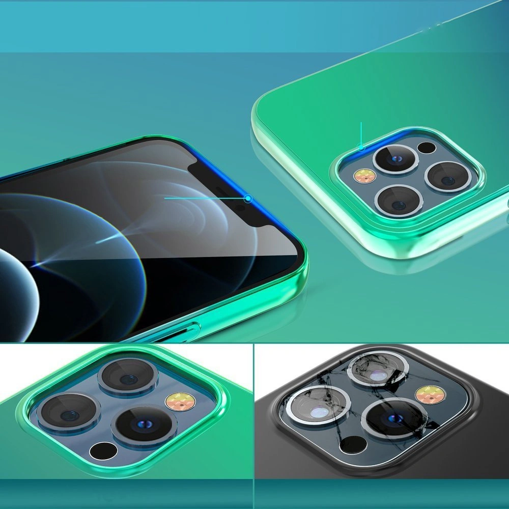 Hurtownia GSM - Etui Kingxbar Aurora Apple iPhone 12 Pro Max albastru-verde - KGX304 - {ean13} - Hurt