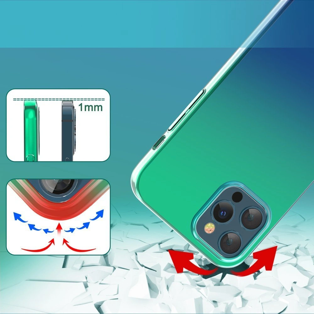 Hurtownia GSM - Etui Kingxbar Aurora Apple iPhone 12 Pro Max albastru-verde - KGX304 - {ean13} - Hurt