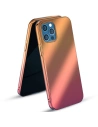 Etui Kingxbar Aurora Apple iPhone 12 Pro Max červeno-oranžový