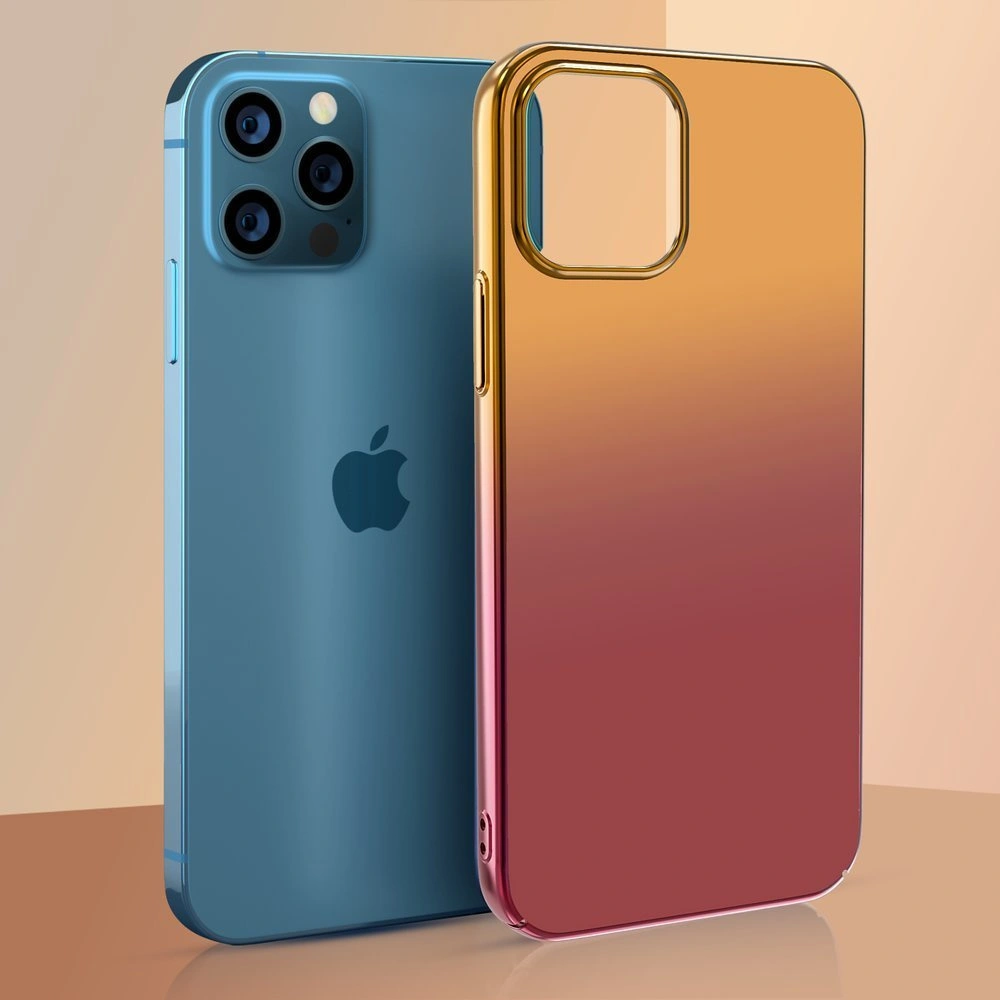 Hurtownia GSM - Etui Kingxbar Aurora Apple iPhone 12 Pro Max piros-narancssárga - KGX305 - {ean13} - Hurt