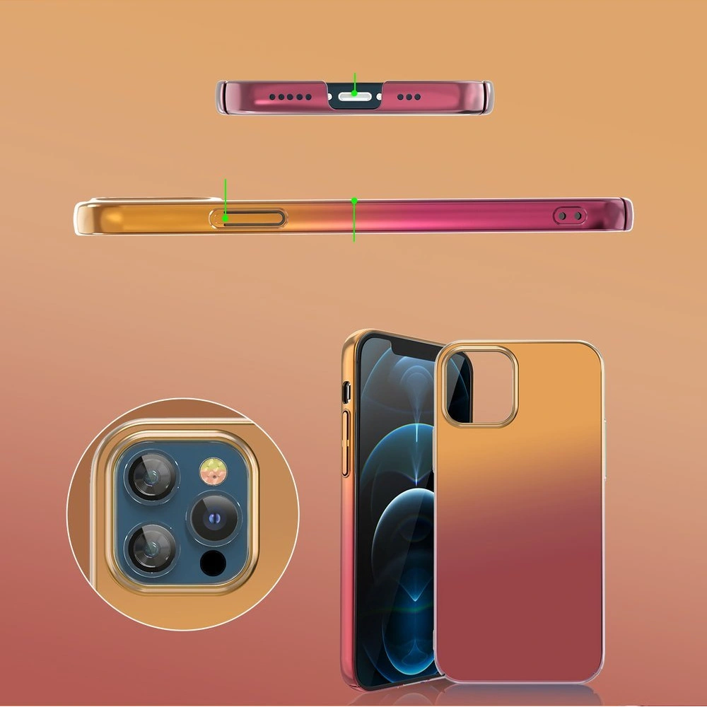 Hurtownia GSM - Etui Kingxbar Aurora Apple iPhone 12 Pro Max piros-narancssárga - KGX305 - {ean13} - Hurt