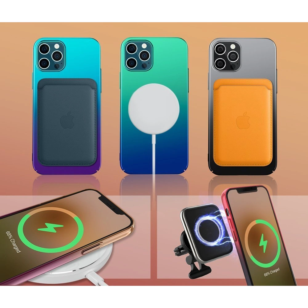Hurtownia GSM - Etui Kingxbar Aurora Apple iPhone 12 Pro Max czerwono-pomarańczowy - KGX305 - {ean13} - Hurt